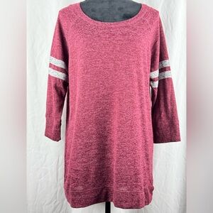 NOBO 3/4 Sleeve Crew Neck Sweater